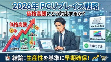 2026年のPCリプレイス戦略：価格高騰にどう対応するか Thumbnail